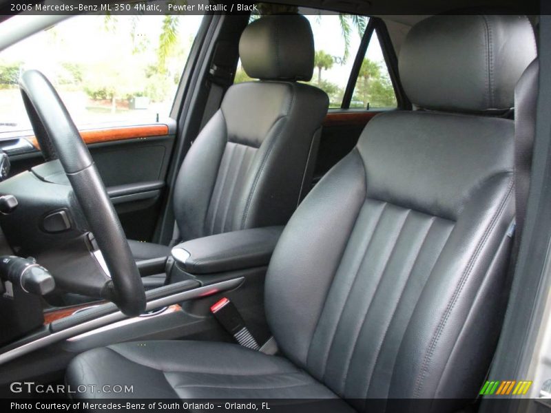 Pewter Metallic / Black 2006 Mercedes-Benz ML 350 4Matic