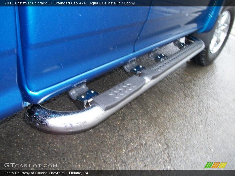 Aqua Blue Metallic / Ebony 2011 Chevrolet Colorado LT Extended Cab 4x4