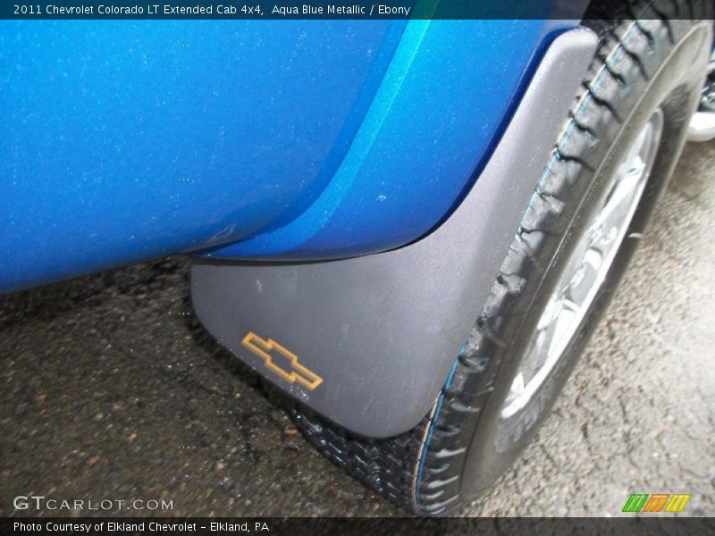 Aqua Blue Metallic / Ebony 2011 Chevrolet Colorado LT Extended Cab 4x4