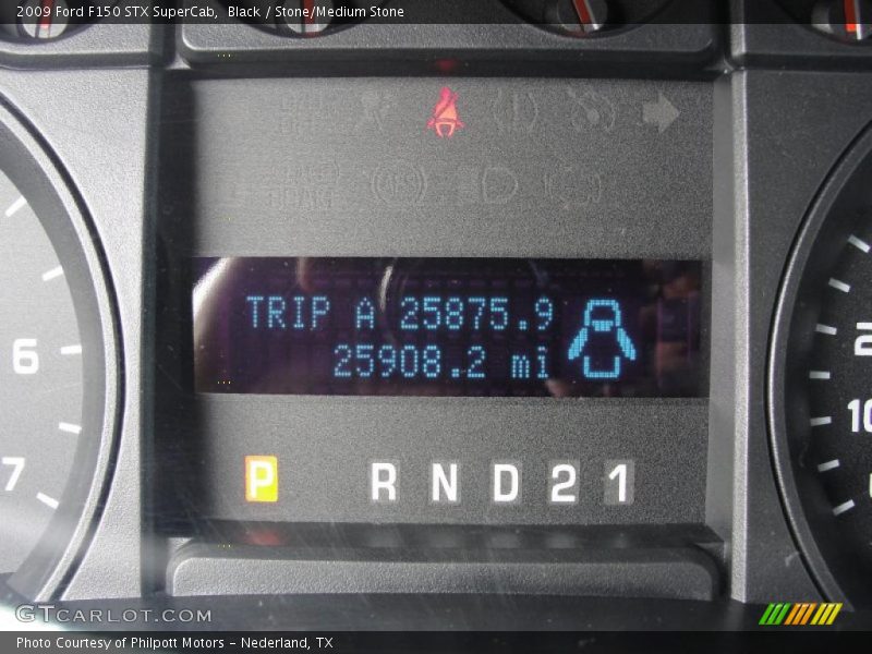 Black / Stone/Medium Stone 2009 Ford F150 STX SuperCab