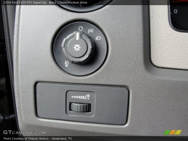 Black / Stone/Medium Stone 2009 Ford F150 STX SuperCab