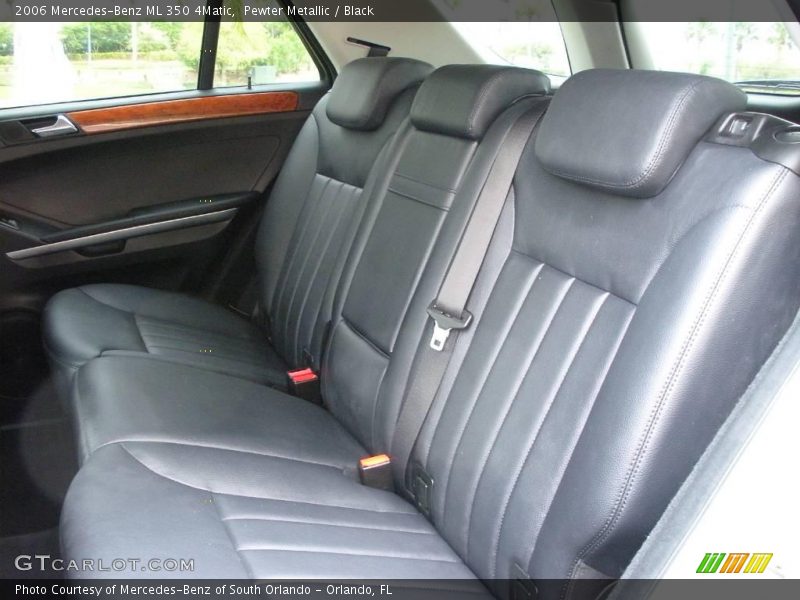 Pewter Metallic / Black 2006 Mercedes-Benz ML 350 4Matic