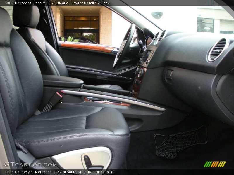 Pewter Metallic / Black 2006 Mercedes-Benz ML 350 4Matic