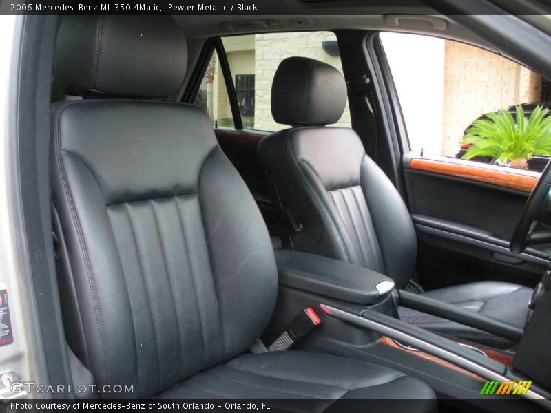 Pewter Metallic / Black 2006 Mercedes-Benz ML 350 4Matic