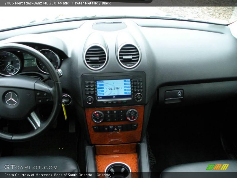 Pewter Metallic / Black 2006 Mercedes-Benz ML 350 4Matic