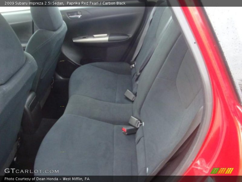 Paprika Red Pearl / Carbon Black 2009 Subaru Impreza 2.5i Sedan
