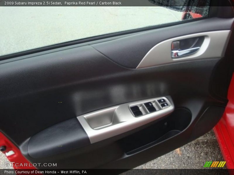 Paprika Red Pearl / Carbon Black 2009 Subaru Impreza 2.5i Sedan