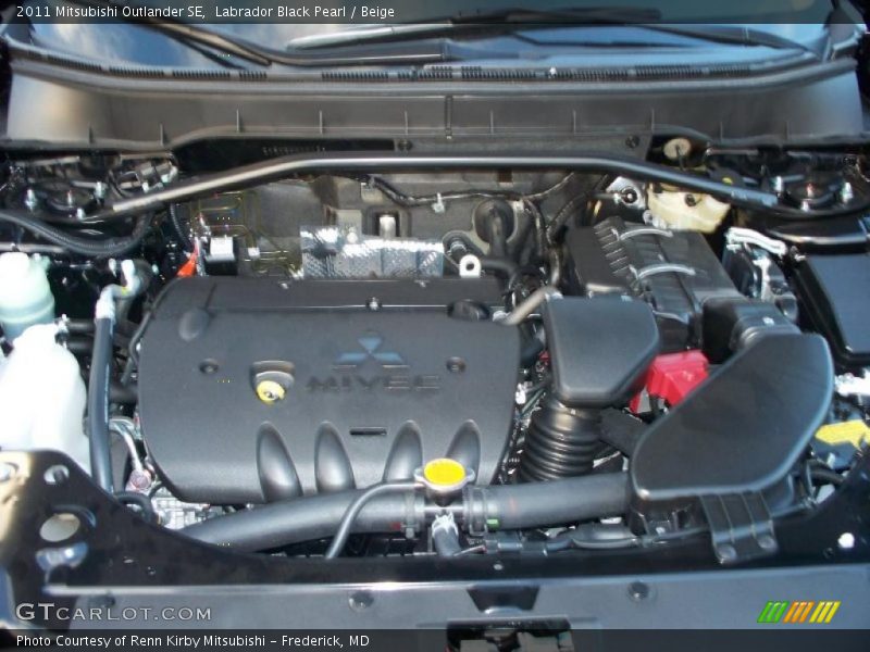  2011 Outlander SE Engine - 2.4 Liter DOHC 16-Valve MIVEC 4 Cylinder