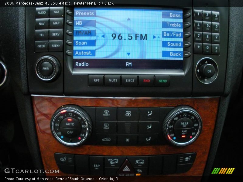 Pewter Metallic / Black 2006 Mercedes-Benz ML 350 4Matic