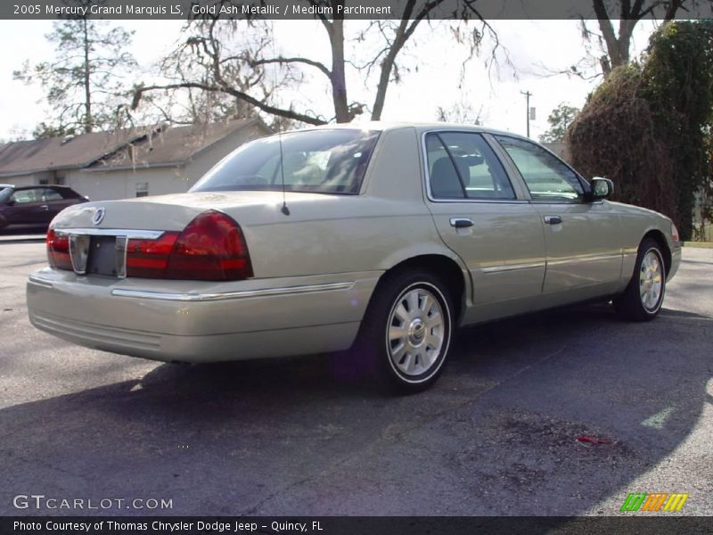 Gold Ash Metallic / Medium Parchment 2005 Mercury Grand Marquis LS