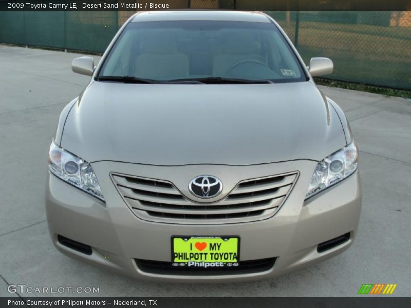 Desert Sand Metallic / Bisque 2009 Toyota Camry LE