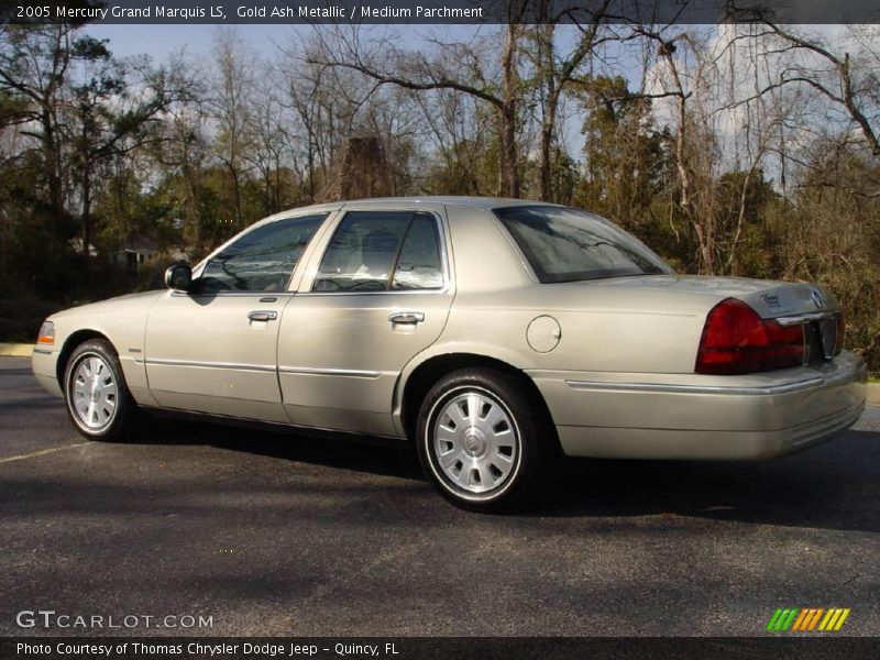 Gold Ash Metallic / Medium Parchment 2005 Mercury Grand Marquis LS