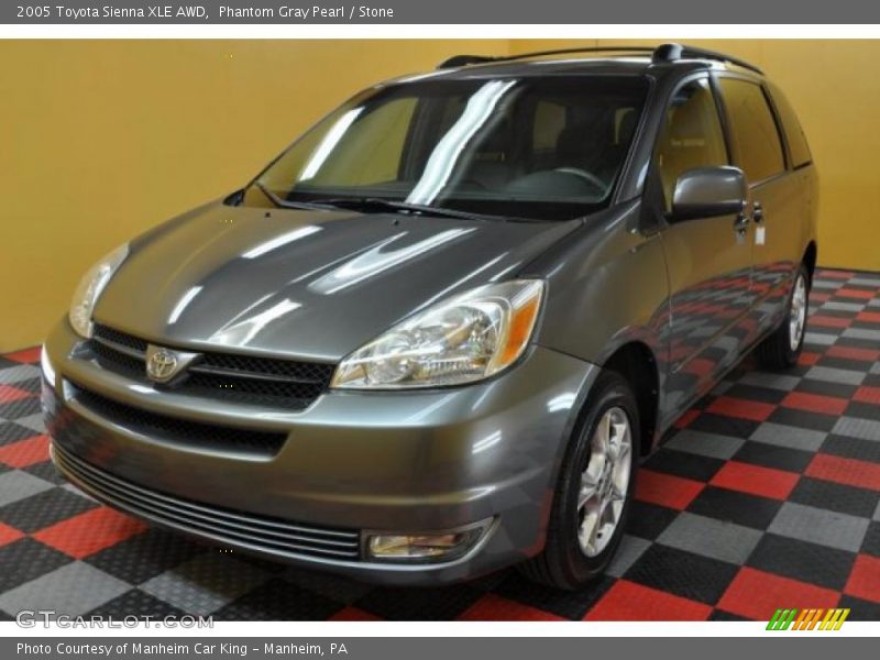 Phantom Gray Pearl / Stone 2005 Toyota Sienna XLE AWD