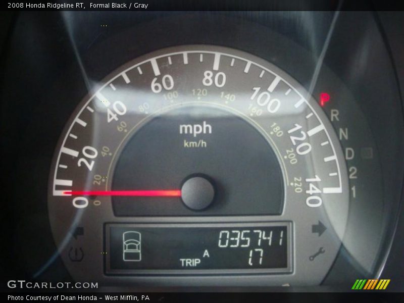 Formal Black / Gray 2008 Honda Ridgeline RT