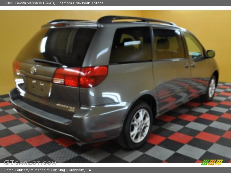 Phantom Gray Pearl / Stone 2005 Toyota Sienna XLE AWD