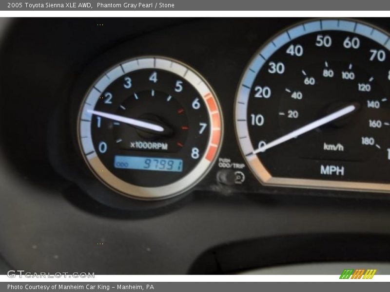 Phantom Gray Pearl / Stone 2005 Toyota Sienna XLE AWD