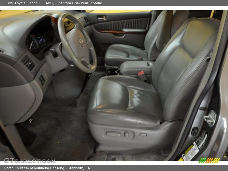 Phantom Gray Pearl / Stone 2005 Toyota Sienna XLE AWD