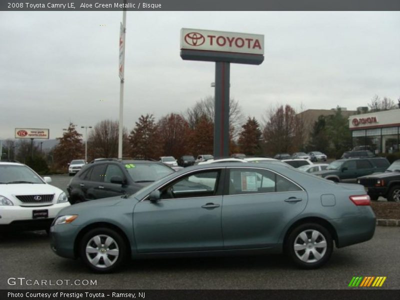 Aloe Green Metallic / Bisque 2008 Toyota Camry LE