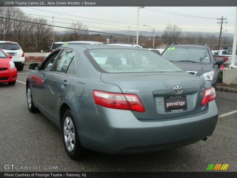 Aloe Green Metallic / Bisque 2008 Toyota Camry LE