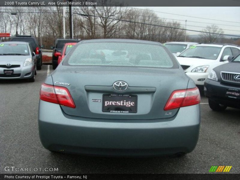 Aloe Green Metallic / Bisque 2008 Toyota Camry LE