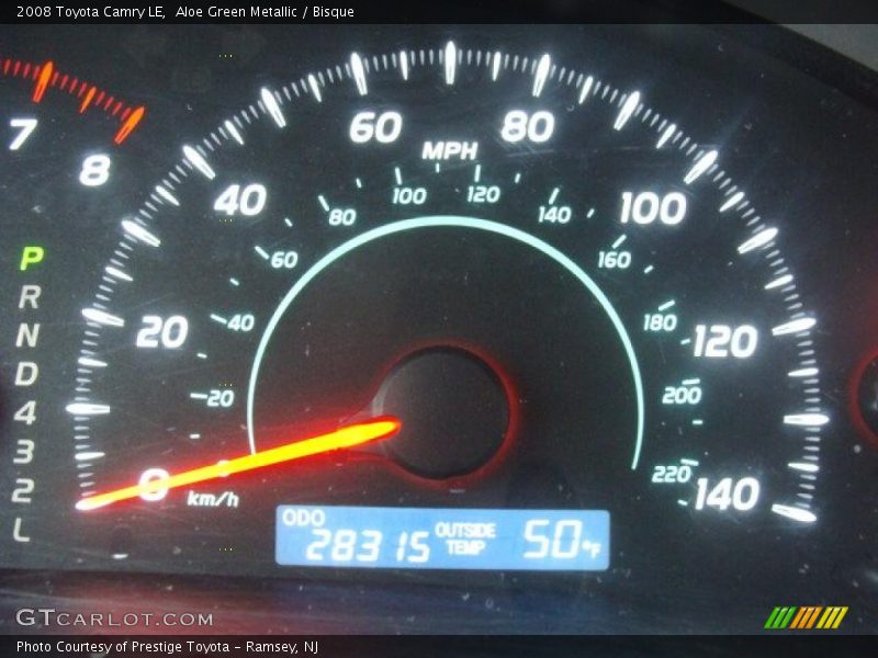 Aloe Green Metallic / Bisque 2008 Toyota Camry LE