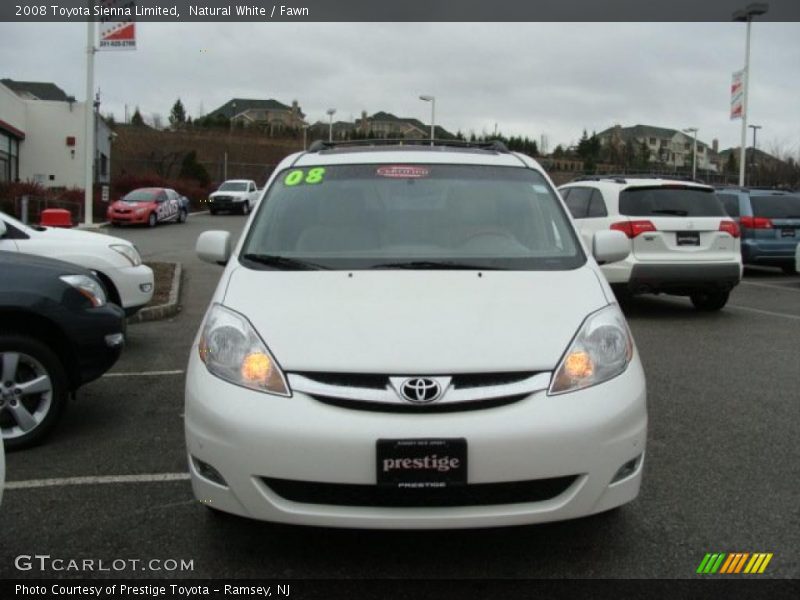 Natural White / Fawn 2008 Toyota Sienna Limited