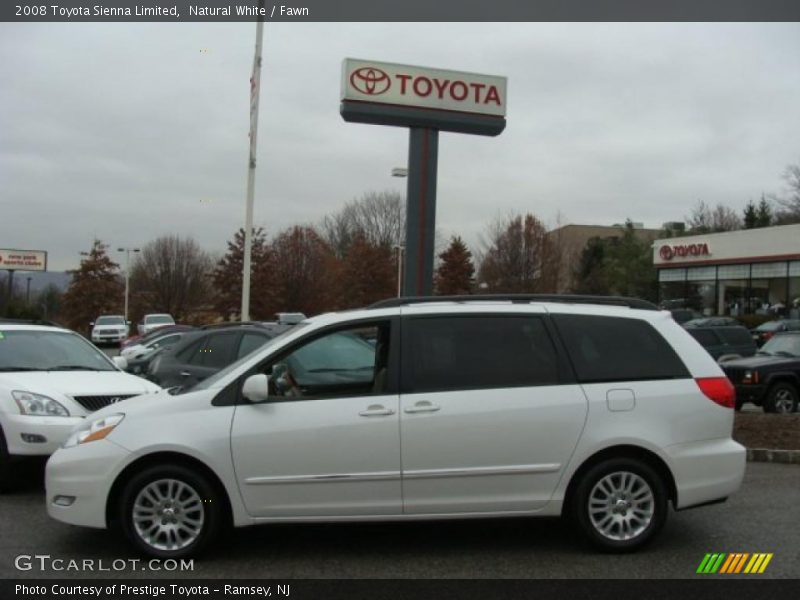 Natural White / Fawn 2008 Toyota Sienna Limited