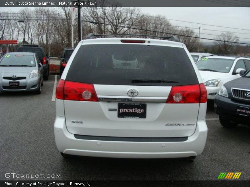 Natural White / Fawn 2008 Toyota Sienna Limited