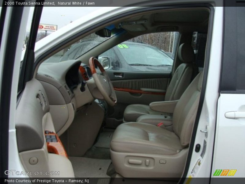 Natural White / Fawn 2008 Toyota Sienna Limited