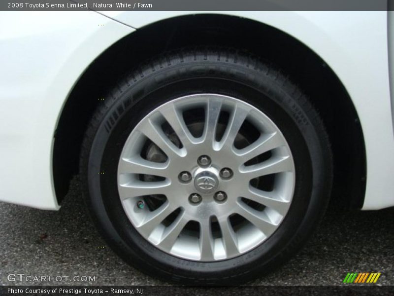 Natural White / Fawn 2008 Toyota Sienna Limited
