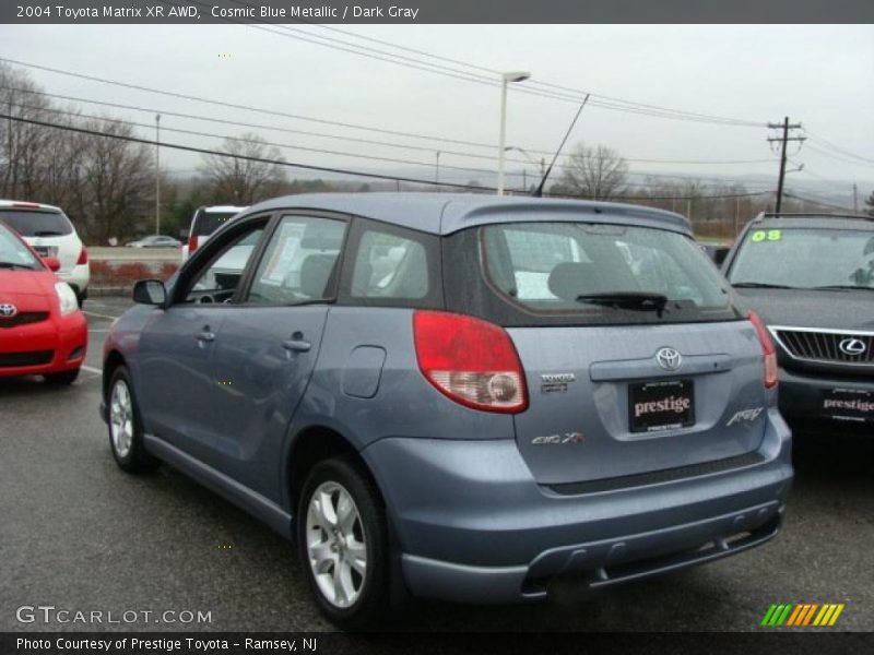 Cosmic Blue Metallic / Dark Gray 2004 Toyota Matrix XR AWD
