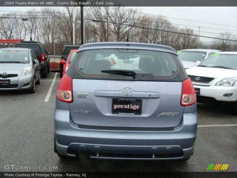 Cosmic Blue Metallic / Dark Gray 2004 Toyota Matrix XR AWD