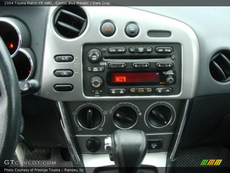 Controls of 2004 Matrix XR AWD