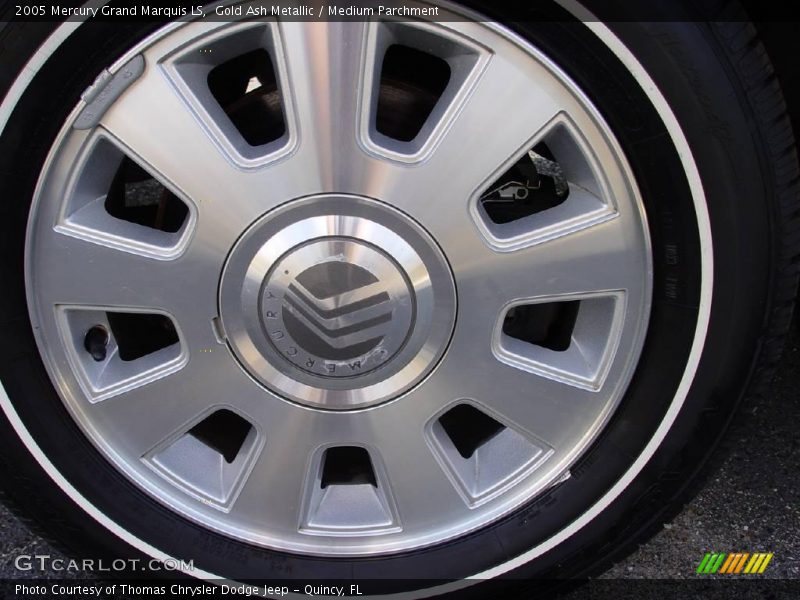 Gold Ash Metallic / Medium Parchment 2005 Mercury Grand Marquis LS