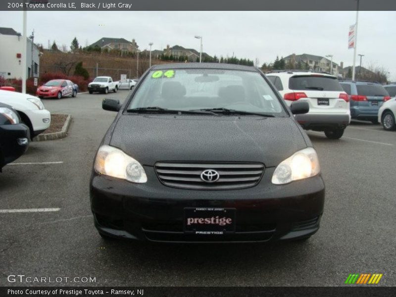 Black / Light Gray 2004 Toyota Corolla LE