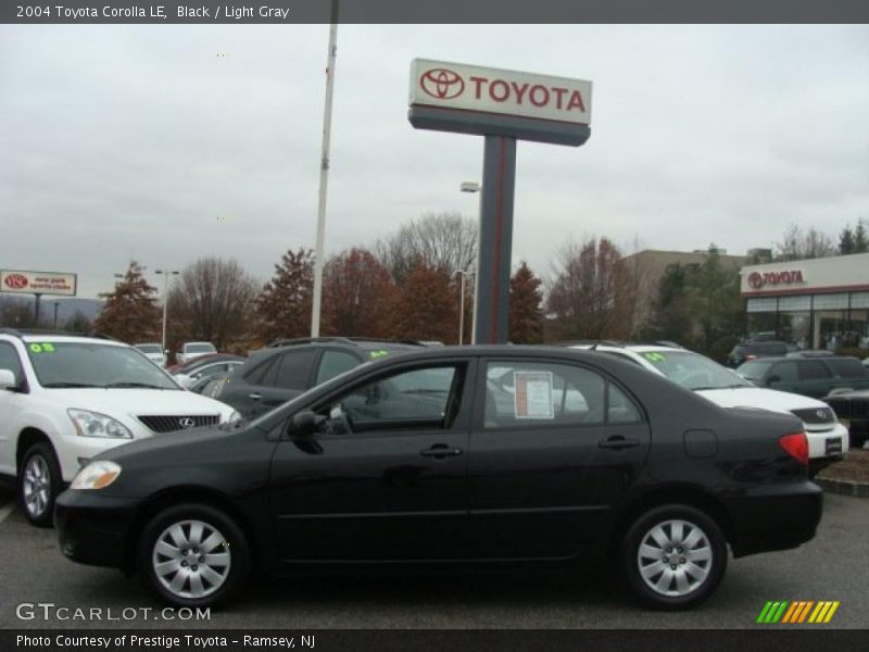 Black / Light Gray 2004 Toyota Corolla LE
