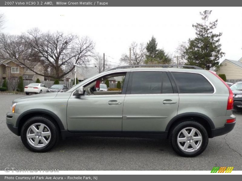 Willow Green Metallic / Taupe 2007 Volvo XC90 3.2 AWD