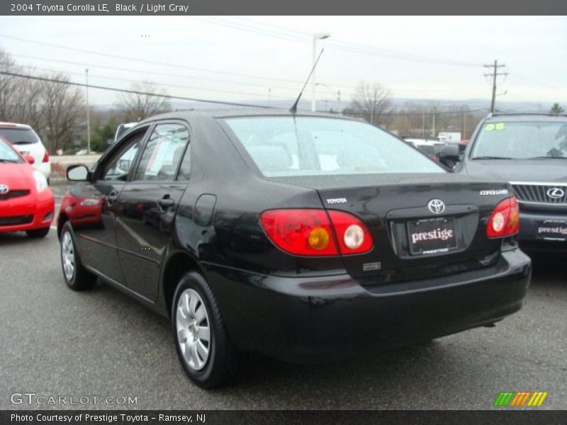 Black / Light Gray 2004 Toyota Corolla LE