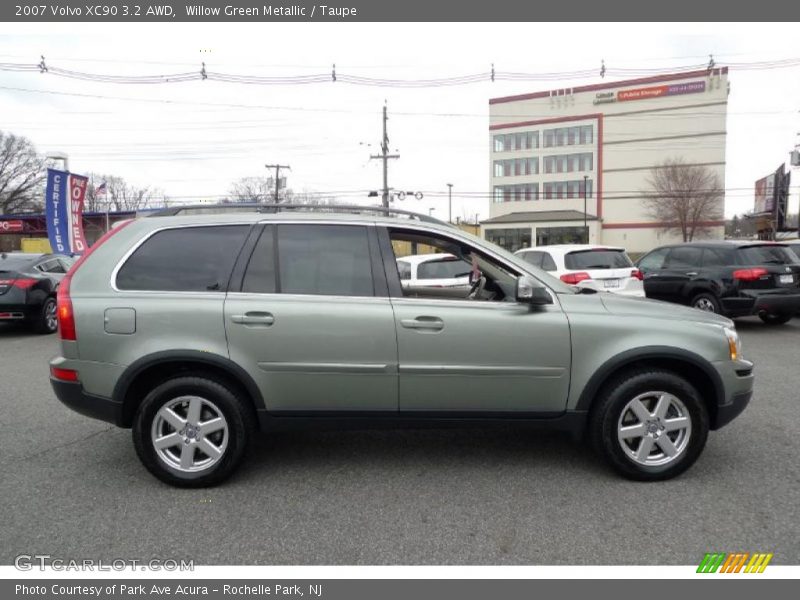Willow Green Metallic / Taupe 2007 Volvo XC90 3.2 AWD