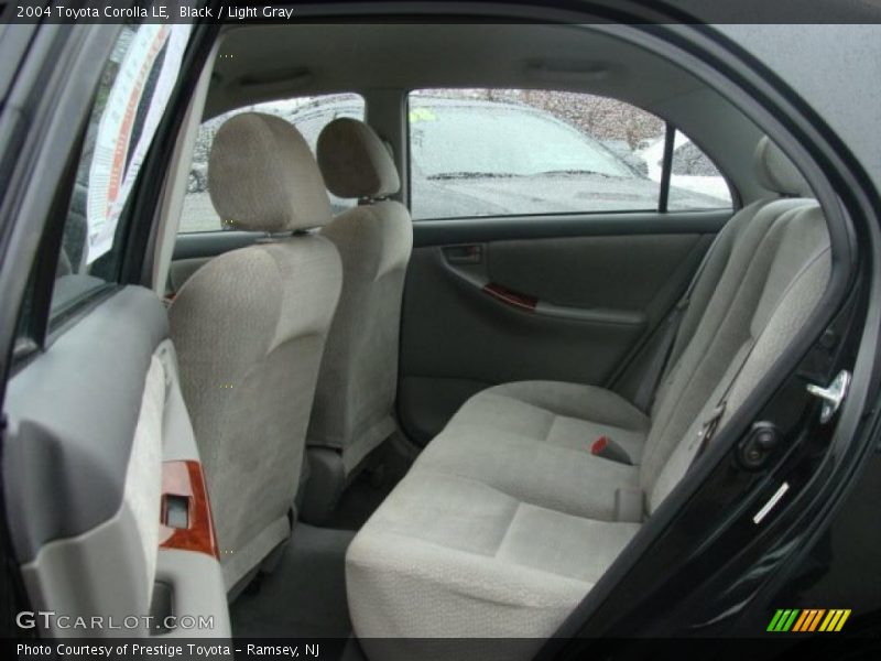 Black / Light Gray 2004 Toyota Corolla LE