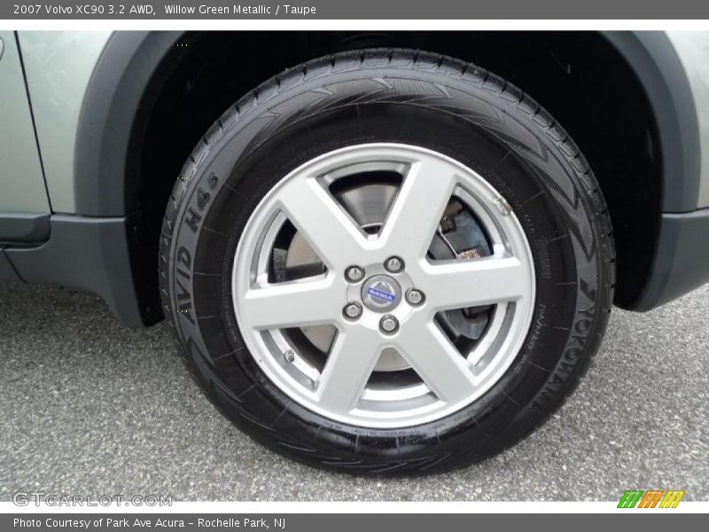 Willow Green Metallic / Taupe 2007 Volvo XC90 3.2 AWD