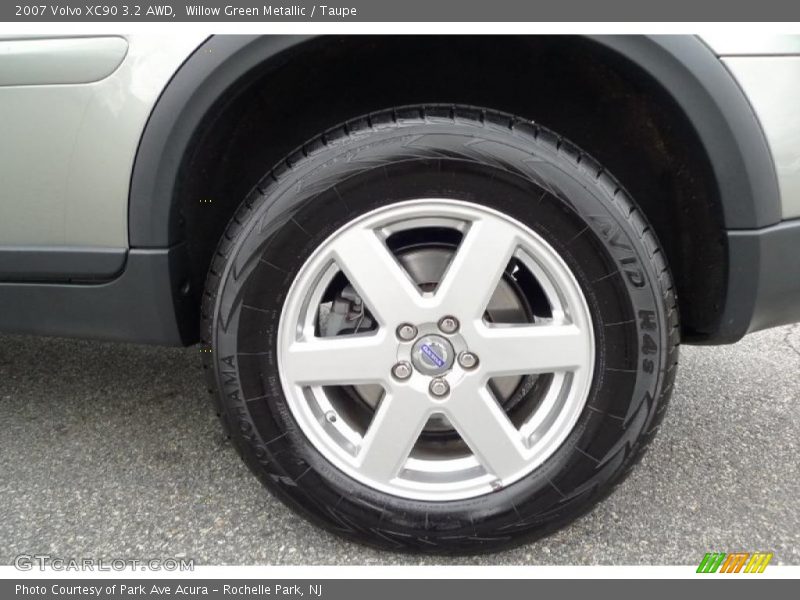 Willow Green Metallic / Taupe 2007 Volvo XC90 3.2 AWD