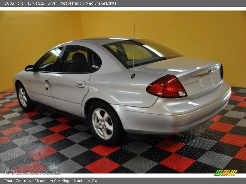 Silver Frost Metallic / Medium Graphite 2003 Ford Taurus SES