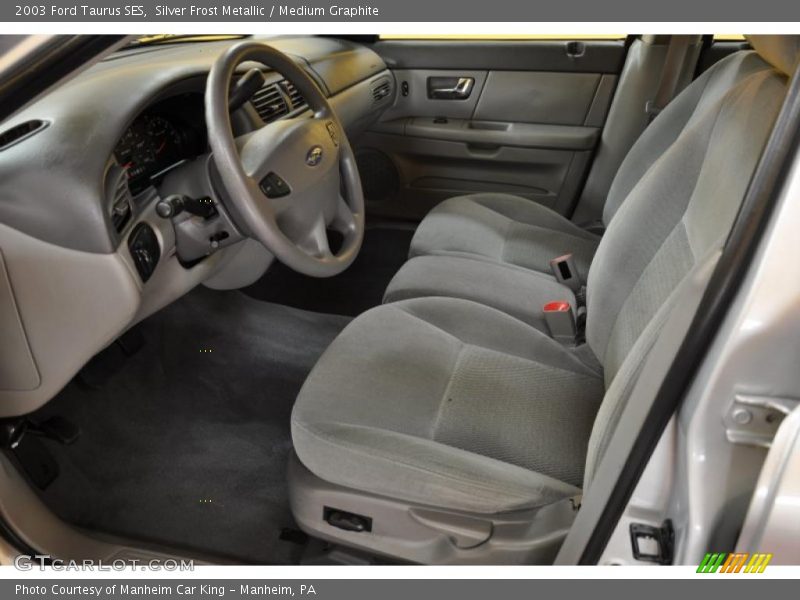 Silver Frost Metallic / Medium Graphite 2003 Ford Taurus SES