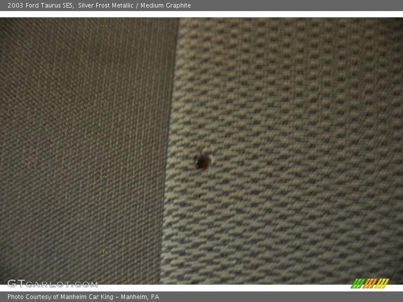 Silver Frost Metallic / Medium Graphite 2003 Ford Taurus SES