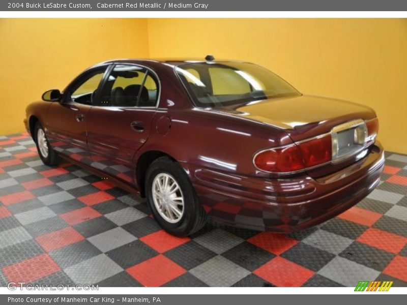 Cabernet Red Metallic / Medium Gray 2004 Buick LeSabre Custom