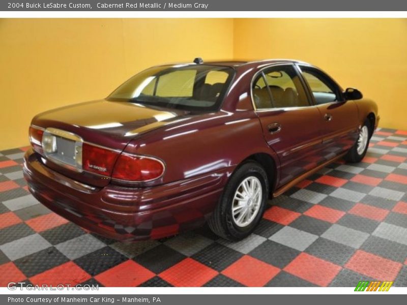 Cabernet Red Metallic / Medium Gray 2004 Buick LeSabre Custom