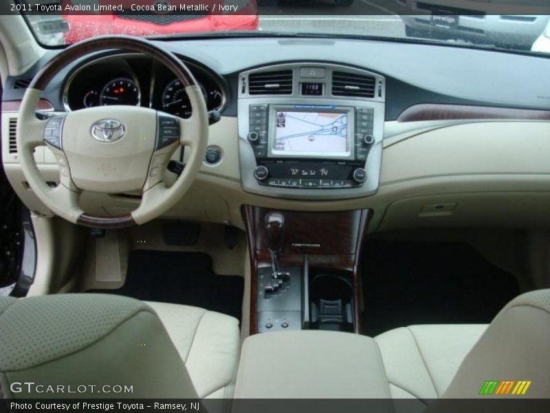 Navigation of 2011 Avalon Limited