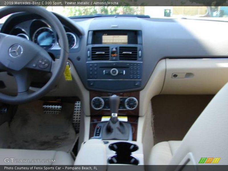 Pewter Metallic / Almond/Mocha 2009 Mercedes-Benz C 300 Sport