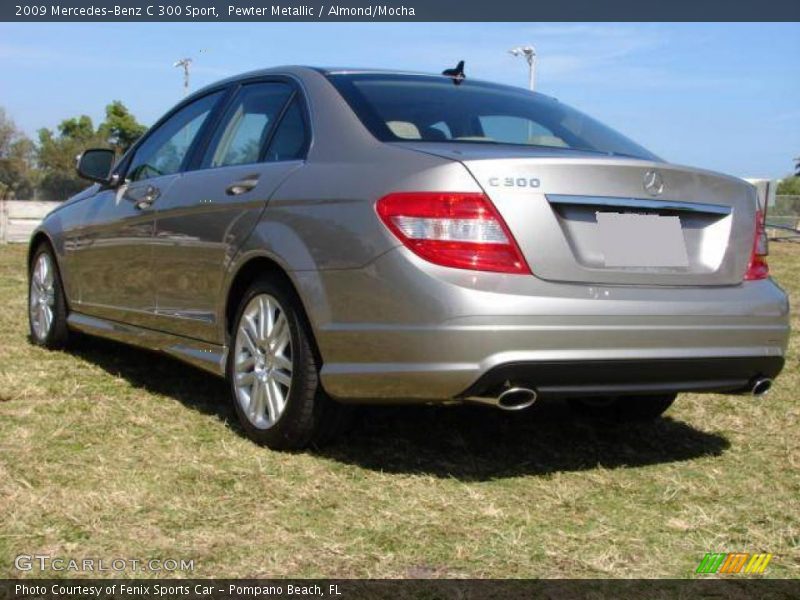 Pewter Metallic / Almond/Mocha 2009 Mercedes-Benz C 300 Sport